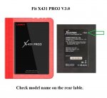 Battery Replacement for LAUNCH X431 PRO3 V3.0 Scanner